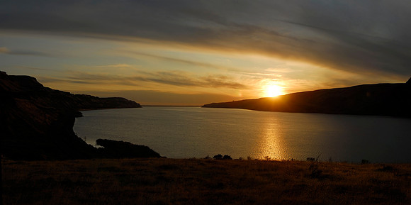Evening Sets on Wallula Gap