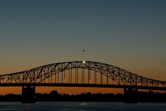 The Blue Bridge at Twilight
