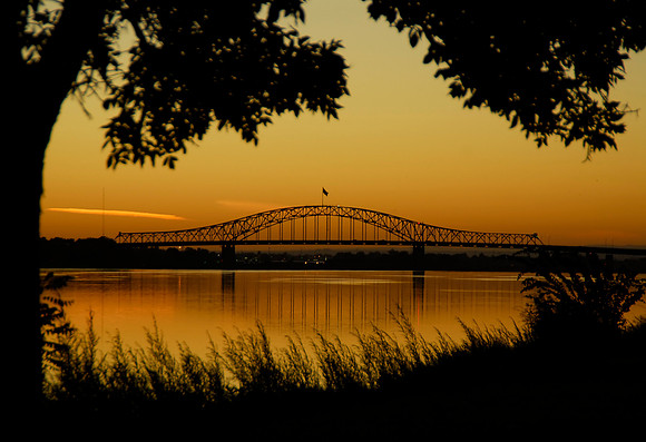 Blue Bridge Sunrise