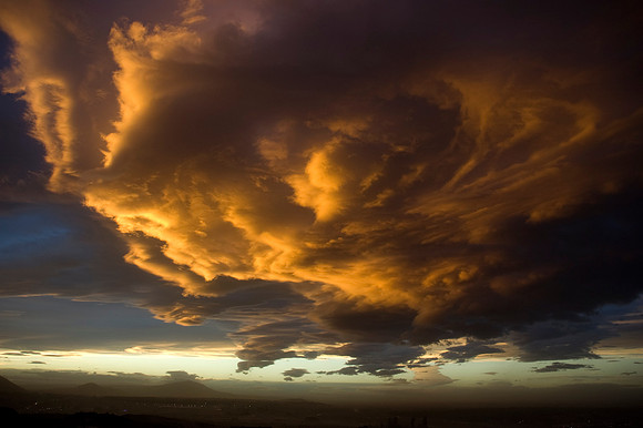 Storm Clouds Sunset