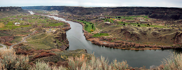 Snake River Canyon West of Perrine Bridge