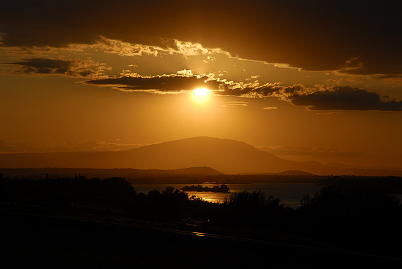 Sunset Over Rattlesnake Mountain
