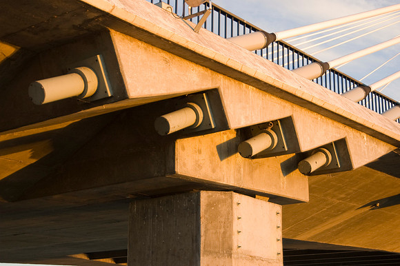 Cable Anchors on the Cable Bridge