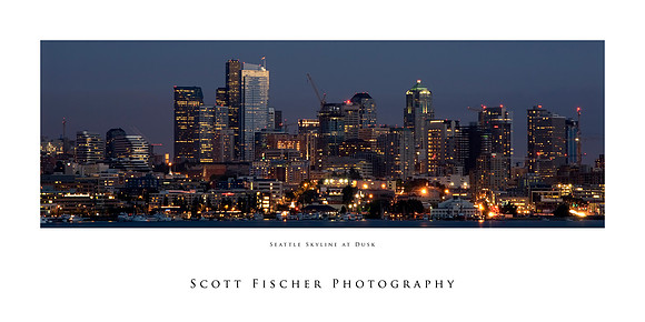 Seattle Skyline at Dusk