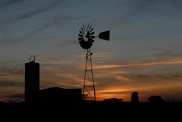 Old Fashioned Water Windmill