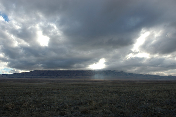 Clouds Breaking Over Rattlesnake Mountain