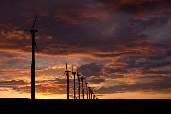 Windmill Sunset