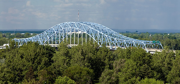Blue Bridge in the Trees
